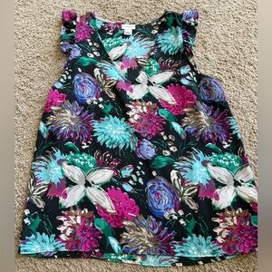 🎀3/$25🎀 J. Crew Multicolor Floral Dressy Top size 6